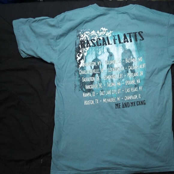 Rascal Flatts Me And My Gang Tour T-Shirt - Picture 5 of 7